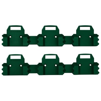 PARKSIDE® Wandhalter-Set, Dreifachhalterung für Akkus - 2-teilig - B-Ware neuwertig