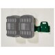 PARKSIDE® Wandhalter-Set, Dreifachhalterung für Akkus - 2-teilig - B-Ware neuwertig