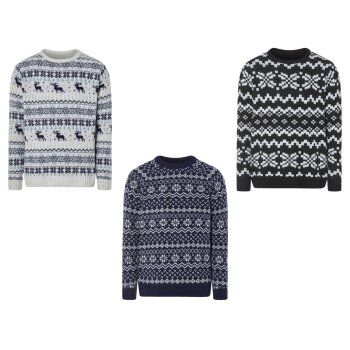 LIVERGY® Herren Weihnachtspullover, in weicher...