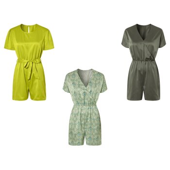 ESMARA® Damen Jumpsuit, in Satin-Qualität - B-Ware
