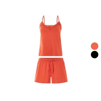 ESMARA® Damen Pyjama, aus reiner Baumwolle - B-Ware