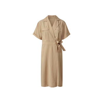 ESMARA® Damen Wickelkleid / Kleid, mit Bindeband -...
