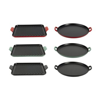 SILVERCREST® Premium-Gusseisenpizzaplatte Ø 31...