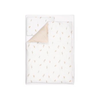 LIVARNO Baby Wendebettwäsche-Set, 3-teilig, 90 x 130 cm, Hase - B-Ware neuwertig