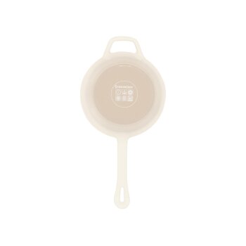 SILVERCREST® Premium Gusseisenkasserolle, Ø 18 cm (Creme) - B-Ware Transportschaden Kosmetisch