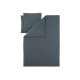 LIVARNO® Luxus-Satin-Bettwäsche, 200 x 220 cm, navy - B-Ware neuwertig