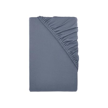 LIVARNO® Jersey-Spannbettlaken, 180-200 x 200 cm (Blau) - B-Ware neuwertig