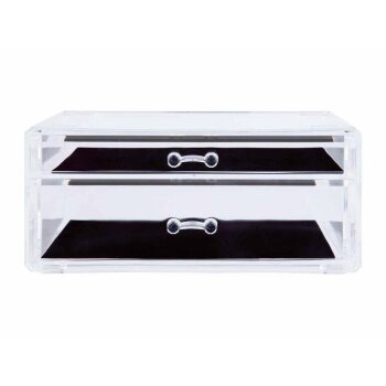 Kosmetik-Organizer aus Acryl, 2 Schubladen - B-Ware...