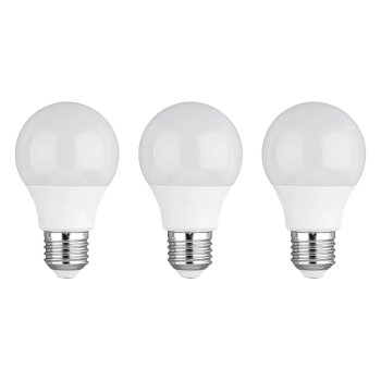 LIVARNO HOME LED-Leuchtmittel, milchig/transparent (4,2W E27 Birnenform, 3er Set, milchig) - B-Ware neuwertig