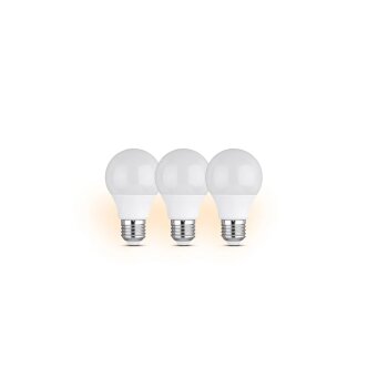 LIVARNO HOME LED-Leuchtmittel, milchig/transparent (4,2W E27 Birnenform, 3er Set, milchig) - B-Ware neuwertig
