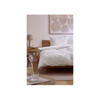 LIVARNO® Bettwäsche aus Bambusviskose, 140 x 200 cm, 70 x 90 cm, weiß - B-Ware neuwertig