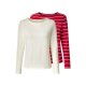 ESMARA® Damen Langarmshirts, 2 Stück - B-Ware