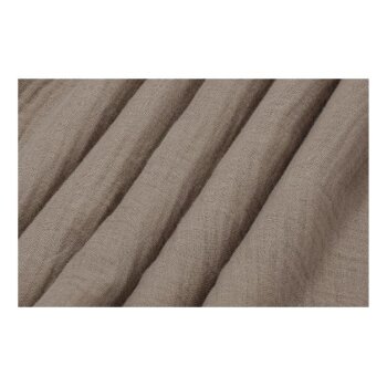 LIVARNO® Musselin-Bettwäsche, 240 x 220 cm, 70 x 90 cm, braun - B-Ware sehr gut
