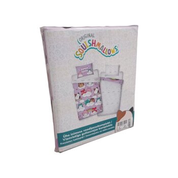 Character World Original Squishmallows Wendebettwäsche, 150 x 220 cm - B-Ware neuwertig