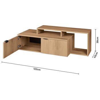 LIVARNO® Lowboard, 2 Türen - B-Ware Transportschaden M