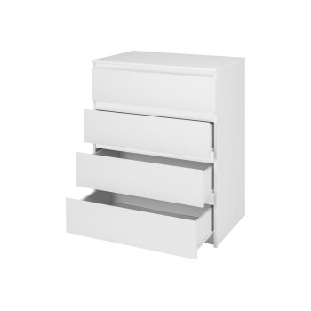 LIVARNO® Kommode »Genf« mit 4 Schubladen und Wechselblende, weiß - B-Ware neuwertig