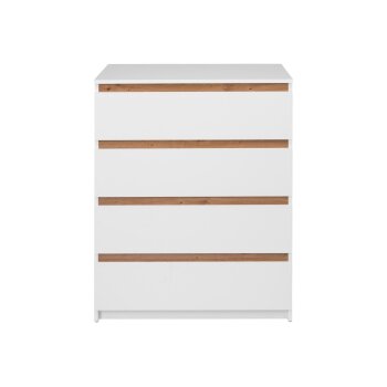 LIVARNO® Kommode »Genf« mit 4 Schubladen und Wechselblende, weiß - B-Ware neuwertig