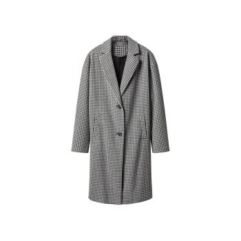 ESMARA® Damen Mantel (Schwarz/weiß, 44) - B-Ware neuwertig