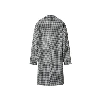 ESMARA® Damen Mantel (Schwarz/weiß, 44) - B-Ware neuwertig