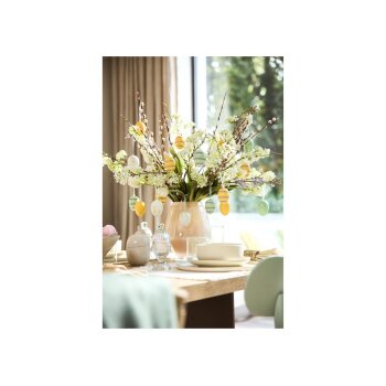 LIVARNO® Dekorative Ostereier, 12 Stück, grün/beige - B-Ware neuwertig