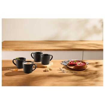 SILVERCREST® Tassen-Set, 4-teilig (Schwarz) - B-Ware neuwertig