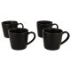SILVERCREST® Tassen-Set, 4-teilig (Schwarz) - B-Ware neuwertig