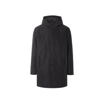 LIVERGY® Herren Trenchcoat, mit Gehschlitz (Schwarz, L (52/54)) - B-Ware sehr gut