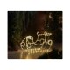LIVARNO home 3D-Lichterschlauchfigur, Schlitten - B-Ware sehr gut