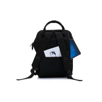 FILLIKID Wickelrucksack »Barcelona« (Schwarz)...