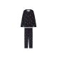 esmara Men Herren Velours-Pyjama (Navy, XXL (60/62)) - B-Ware neuwertig
