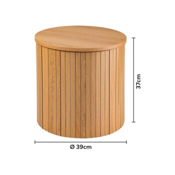 LIVARNO® Beistelltisch (Eiche) - B-Ware neuwertig