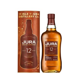JURA Single Malt Scotch Whisky 12 Jahre mit Geschenkbox...