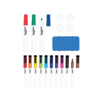 CRELANDO® Whiteboard-Set / Whiteboard Stifte-Set -...