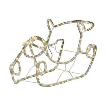 LIVARNO home 3D-Lichterschlauchfigur, Schlitten - B-Ware...