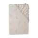 LIVARNO® Jersey-Spannbettlaken, 180–200 x 200 cm, Blätter/Beige - B-Ware sehr gut