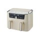 SILVERCREST® Doppelzonen-Heißluftfritteuse »Retro 1973 - SHFDDR 2600 C2« - B-Ware sehr gut