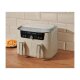SILVERCREST® Doppelzonen-Heißluftfritteuse »Retro 1973 - SHFDDR 2600 C2« - B-Ware sehr gut