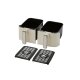 SILVERCREST® Doppelzonen-Heißluftfritteuse »Retro 1973 - SHFDDR 2600 C2« - B-Ware sehr gut