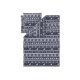 LIVARNO® Fleece-Bettbezug 200 x 200 cm, Hirsch/blau - B-Ware sehr gut