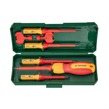 PARKSIDE® Schraubendreher-Set mit austauschbaren Klingen, 1000 V - B-Ware sehr gut