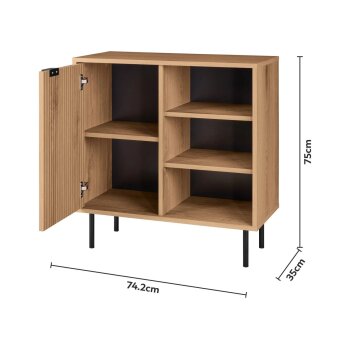 LIVARNO® Kommode, 1 Tür, 3 Fächer - B-Ware neuwertig
