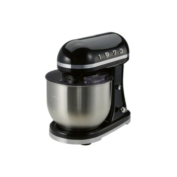 SILVERCREST® Küchenmaschine Retro 1973 - SKML 600 D2, schwarz - B-Ware neuwertig
