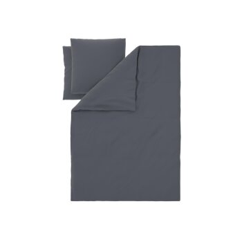 LIVARNO Bettwäsche Mikrofaser, 240 x 220 cm, grau - B-Ware sehr gut