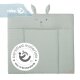 roba Wickelauflage soft roba Style 85x75 cm, abwischbar, mit Hasengesicht „Lily“, frosty green - B-Ware Transportschaden Kosmetisch
