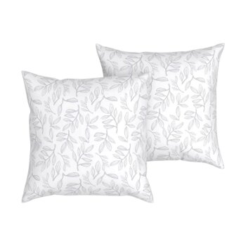 LIVARNO home Feinbiber-Kissenbezüge, 50 x 60 cm, 2...
