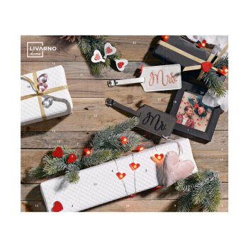 LIVARNO home Adventskalender Pärchen, mit 24...