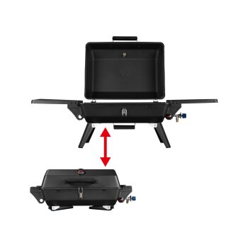 GRILLMEISTER 1-Flammen-Gasgrill, 44,5 x 34,5 cm, 3,6 kW - B-Ware sehr gut