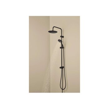 LIVARNO® Überkopfbrauseset, höhenverstellbar (Schwarz) - B-Ware sehr gut