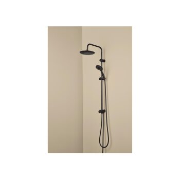 LIVARNO® Überkopfbrauseset, höhenverstellbar (Schwarz) - B-Ware sehr gut