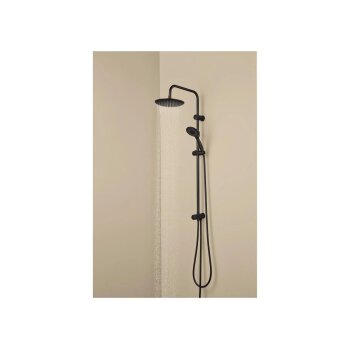 LIVARNO® Überkopfbrauseset, höhenverstellbar (Schwarz) - B-Ware sehr gut